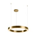 Lampa wisząca CIRCLE 60 cm - LED, ring mosiądz szczotkowany