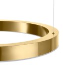 Lampa wisząca CIRCLE 60 cm - LED, ring mosiądz szczotkowany