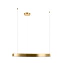 Lampa wisząca CIRCLE 80 cm - LED, ring mosiądz szczotkowany