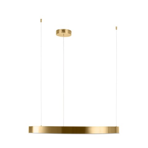 Lampa wisząca CIRCLE 80 cm - LED, ring mosiądz szczotkowany