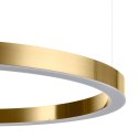 Lampa wisząca CIRCLE 80 cm - LED, ring mosiądz szczotkowany