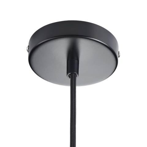 Lampa wisząca CONCRETE 12 cm- czarny beton, drewno