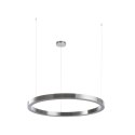 Lampa wisząca CIRCLE 100 cm - LED, ring nikiel szczotkowany