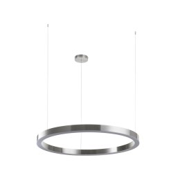Lampa wisząca CIRCLE 100 cm - LED, ring nikiel szczotkowany