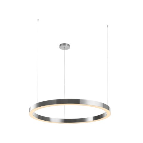 Lampa wisząca CIRCLE 100 cm - LED, ring nikiel szczotkowany