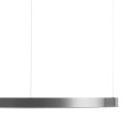 Lampa wisząca CIRCLE 100 cm - LED, ring nikiel szczotkowany