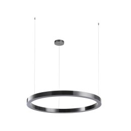 Lampa wisząca CIRCLE 100 cm - LED, ring tytan szczotkowany
