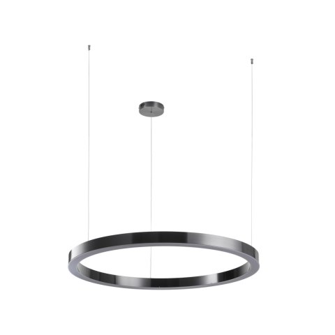 Lampa wisząca CIRCLE 100 cm - LED, ring tytan szczotkowany