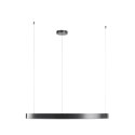 Lampa wisząca CIRCLE 100 cm - LED, ring tytan szczotkowany