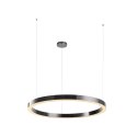 Lampa wisząca CIRCLE 100 cm - LED, ring tytan szczotkowany