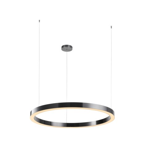 Lampa wisząca CIRCLE 100 cm - LED, ring tytan szczotkowany
