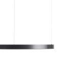 Lampa wisząca CIRCLE 100 cm - LED, ring tytan szczotkowany