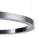 Lampa wisząca CIRCLE 100 cm - LED, ring tytan szczotkowany