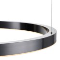Lampa wisząca CIRCLE 100 cm - LED, ring tytan szczotkowany