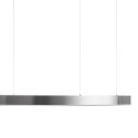 Lampa wisząca CIRCLE 120 cm - LED, ring nikiel szczotkowany