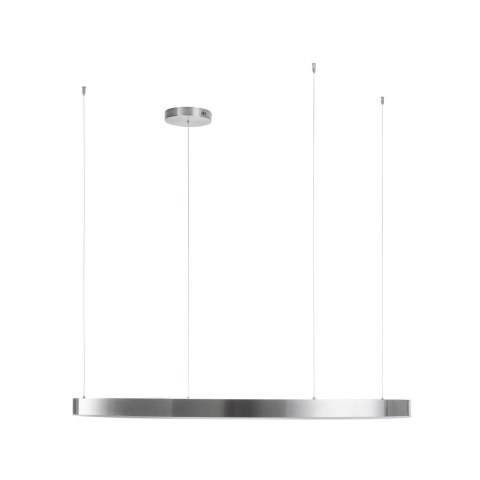 Lampa wisząca CIRCLE 120 cm - LED, ring nikiel szczotkowany