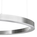 Lampa wisząca CIRCLE 120 cm - LED, ring nikiel szczotkowany