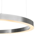 Lampa wisząca CIRCLE 120 cm - LED, ring nikiel szczotkowany