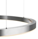Lampa wisząca CIRCLE 120 cm - LED, ring nikiel szczotkowany
