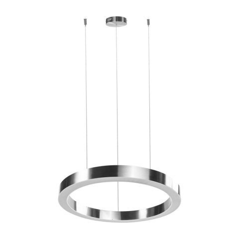 Lampa wisząca CIRCLE 3 40+60+60 cm - LED, ringi nikiel szczotkowany na 1 podsufitce
