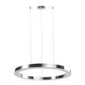 Lampa wisząca CIRCLE 3 40+60+60 cm - LED, ringi nikiel szczotkowany na 1 podsufitce