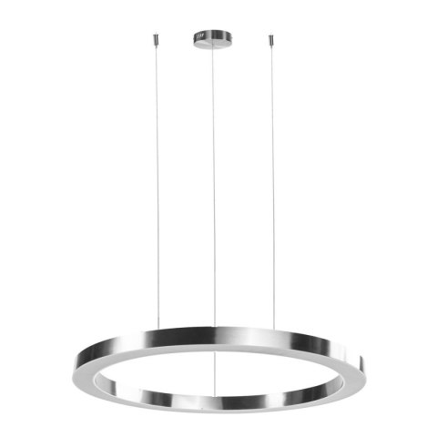 Lampa wisząca CIRCLE 3 40+60+60 cm - LED, ringi nikiel szczotkowany na 1 podsufitce