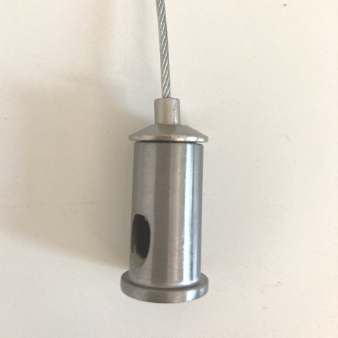 Lampa wisząca CIRCLE 3 40+60+60 cm - LED, ringi nikiel szczotkowany na 1 podsufitce