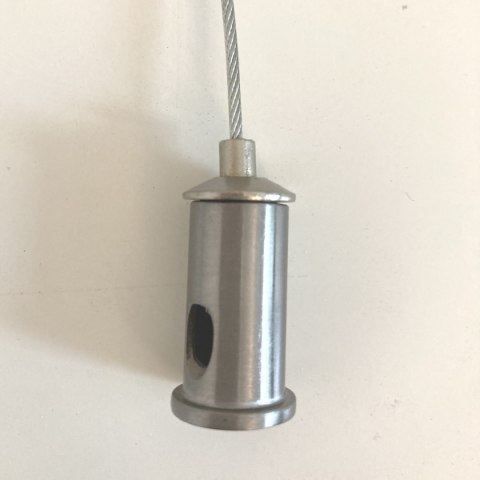 Lampa wisząca CIRCLE 3 40+60+80 cm - LED, rinig nikiel szczotkowany na 1 podsufitce