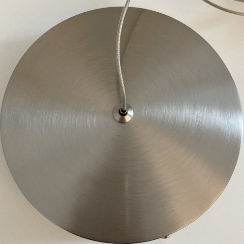 Lampa wisząca CIRCLE 3 60+80+80 cm - LED, ringi nikiel szczotkowany na 1 podsufitce