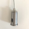 Lampa wisząca CIRCLE 3 60+80+80 cm - LED, ringi nikiel szczotkowany na 1 podsufitce