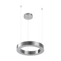 Lampa wisząca CIRCLE 40 cm - LED, ring nikiel szczotkowany