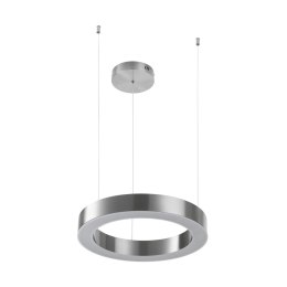 Lampa wisząca CIRCLE 40 cm - LED, ring nikiel szczotkowany