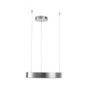 Lampa wisząca CIRCLE 40 cm - LED, ring nikiel szczotkowany