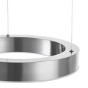 Lampa wisząca CIRCLE 40 cm - LED, ring nikiel szczotkowany