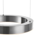 Lampa wisząca CIRCLE 40 cm - LED, ring nikiel szczotkowany