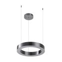 Lampa wisząca CIRCLE 40 cm - LED, ring tytan szczotkowany