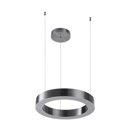 Lampa wisząca CIRCLE 40 cm - LED, ring tytan szczotkowany