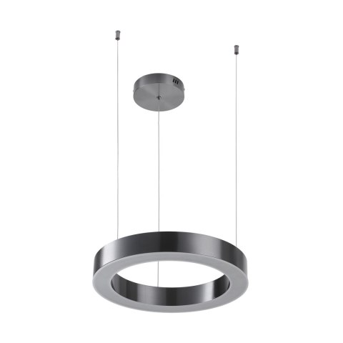 Lampa wisząca CIRCLE 40 cm - LED, ring tytan szczotkowany