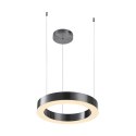 Lampa wisząca CIRCLE 40 cm - LED, ring tytan szczotkowany