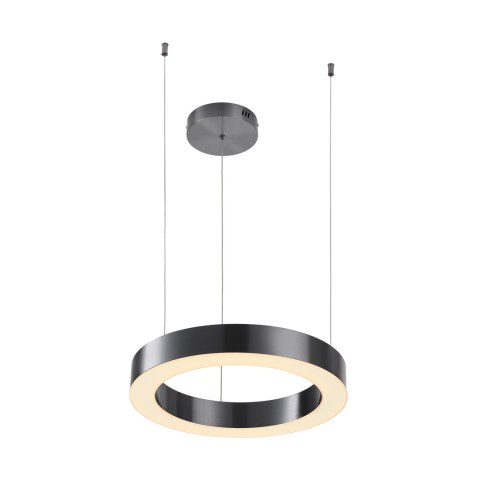 Lampa wisząca CIRCLE 40 cm - LED, ring tytan szczotkowany