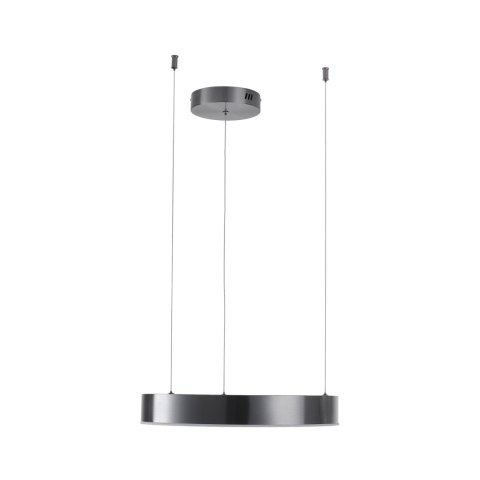 Lampa wisząca CIRCLE 40 cm - LED, ring tytan szczotkowany