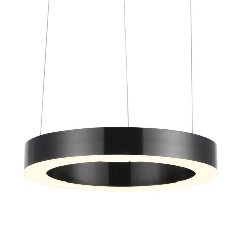 Lampa wisząca CIRCLE 40 cm - LED, ring tytan szczotkowany