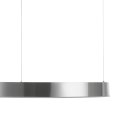 Lampa wisząca CIRCLE 60 cm - LED, ring nikiel szczotkowany