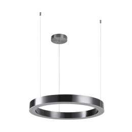 Lampa wisząca CIRCLE 60 cm - LED, ring tytan szczotkowany