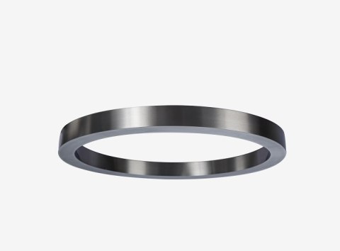 Lampa wisząca CIRCLE 60 cm - LED, ring tytan szczotkowany