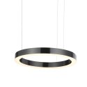 Lampa wisząca CIRCLE 60 cm - LED, ring tytan szczotkowany