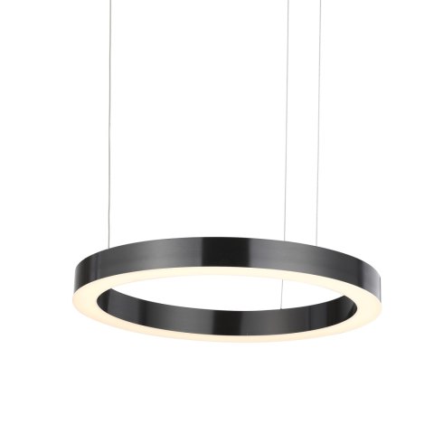 Lampa wisząca CIRCLE 60 cm - LED, ring tytan szczotkowany