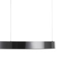 Lampa wisząca CIRCLE 60 cm - LED, ring tytan szczotkowany