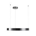 Lampa wisząca CIRCLE 60 cm - LED, ring tytan szczotkowany