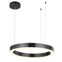 Lampa wisząca CIRCLE 60 cm - LED, ring tytan szczotkowany